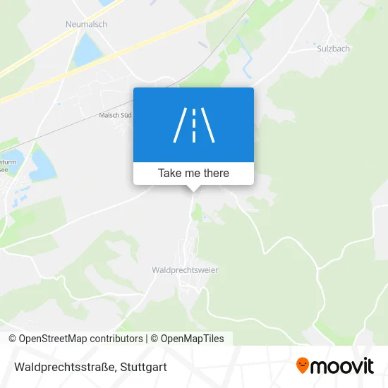 Карта Waldprechtsstraße