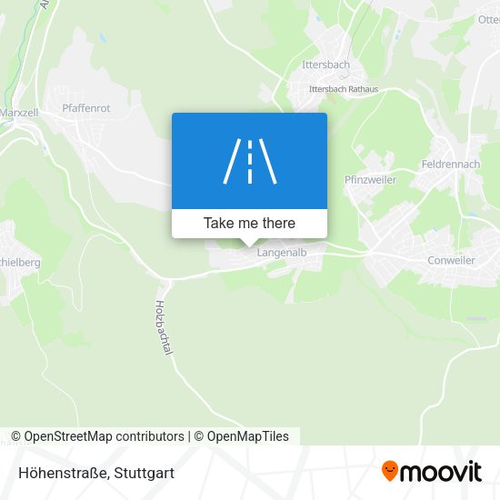 Höhenstraße map