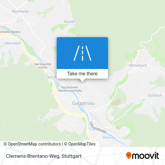 Clemens-Brentano-Weg map