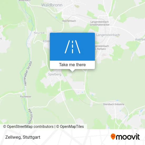 Карта Zellweg