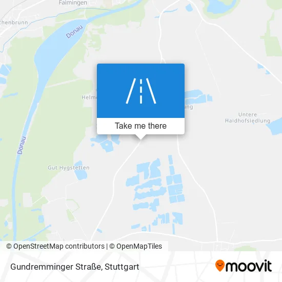 Gundremminger Straße map