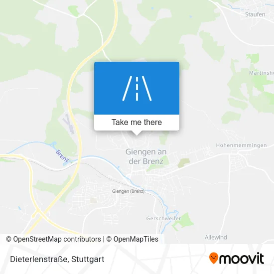 Карта Dieterlenstraße