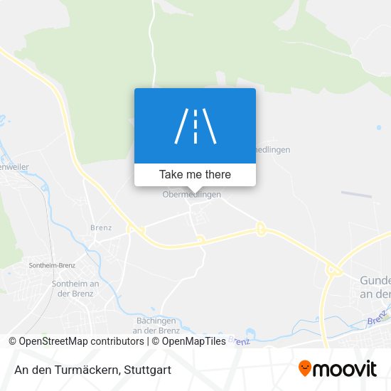 An den Turmäckern map
