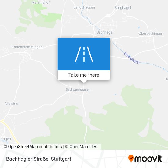 Bachhagler Straße map