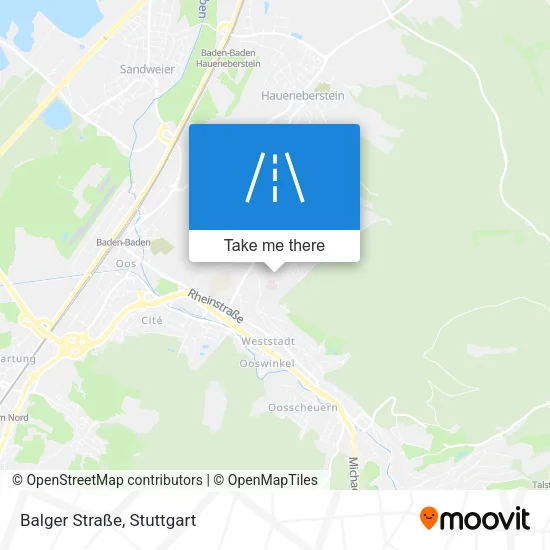 Карта Balger Straße