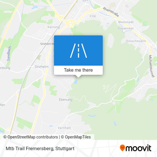 Mtb Trail Fremersberg map