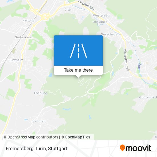 Fremersberg Turm map