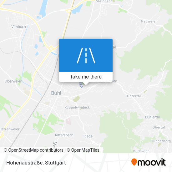 Карта Hohenaustraße