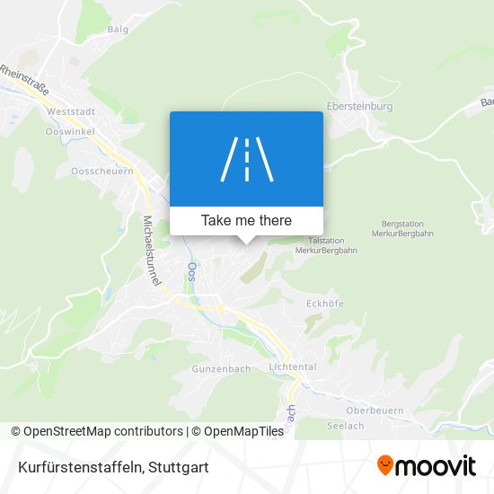 Kurfürstenstaffeln map