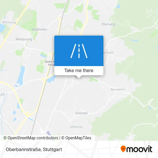 Карта Oberbannstraße