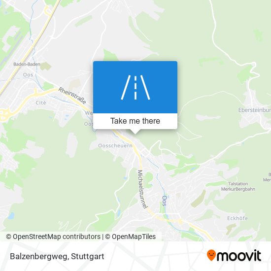 Balzenbergweg map