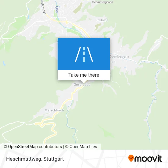 Карта Heschmattweg