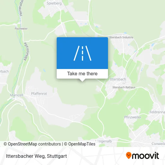 Карта Ittersbacher Weg
