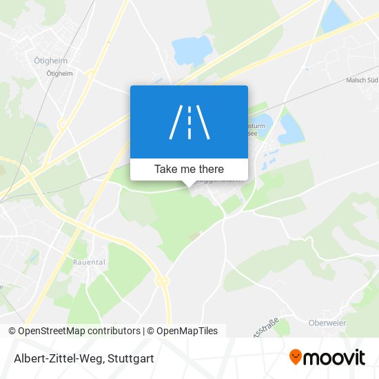 Карта Albert-Zittel-Weg