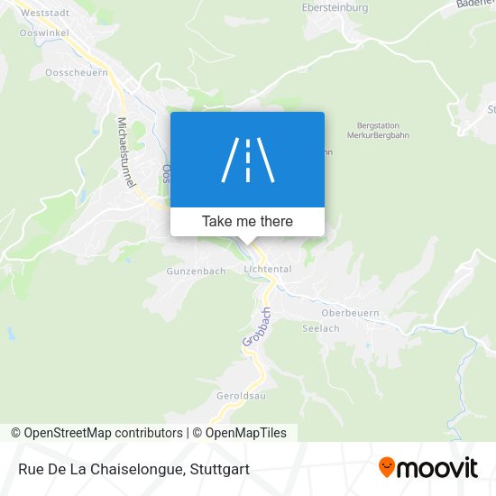 Rue De La Chaiselongue map