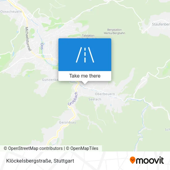 Карта Klöckelsbergstraße