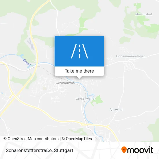 Карта Scharenstetterstraße