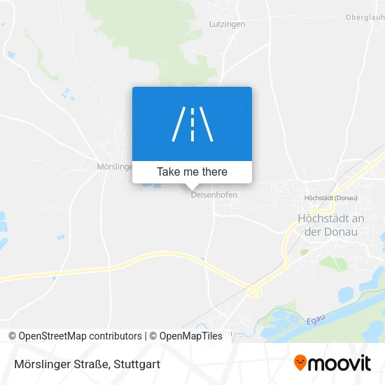 Карта Mörslinger Straße