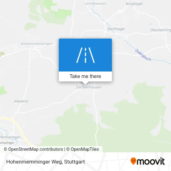 Карта Hohenmemminger Weg