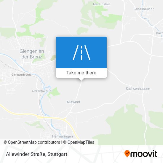 Allewinder Straße map