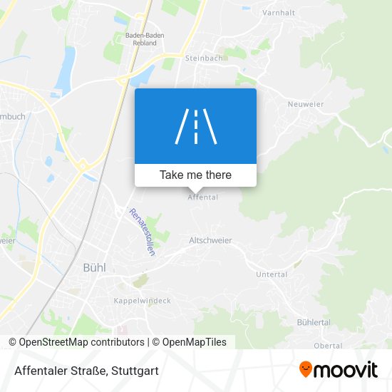 Affentaler Straße map