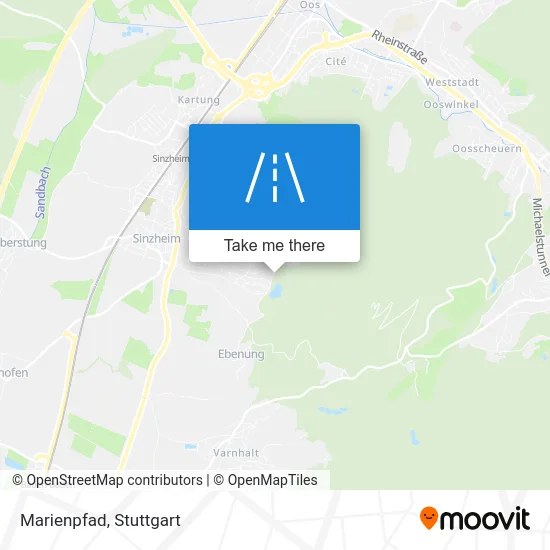 Карта Marienpfad