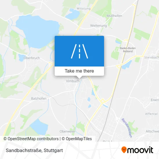 Карта Sandbachstraße