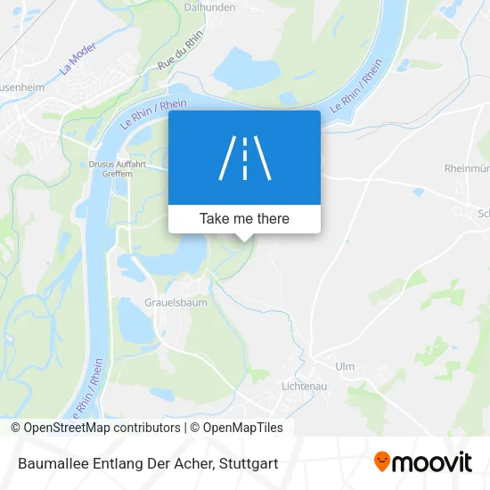 Карта Baumallee Entlang Der Acher