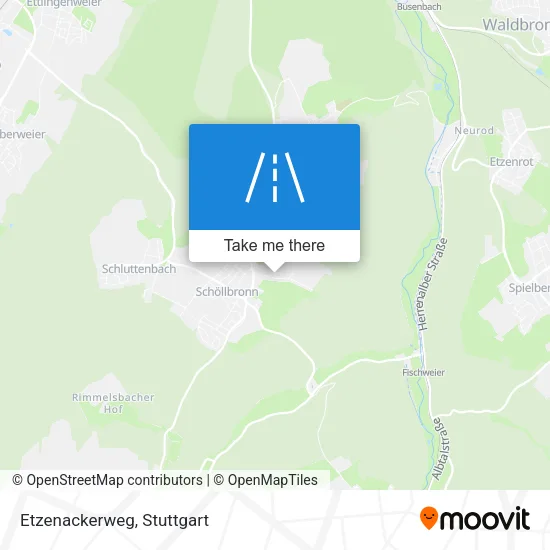 Карта Etzenackerweg