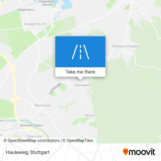 Карта Hauleweg