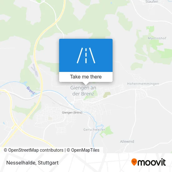 Карта Nesselhalde