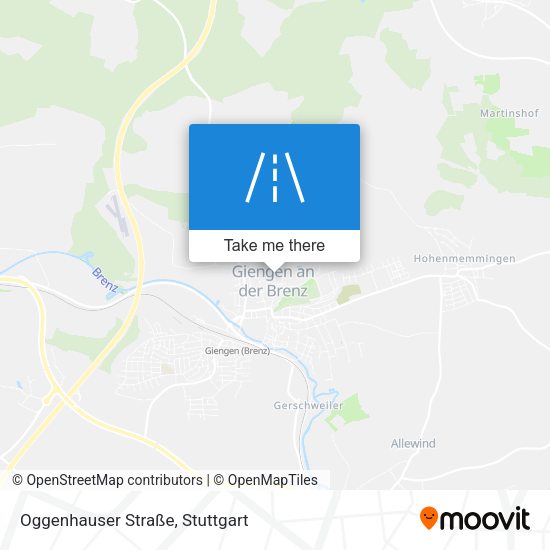 Oggenhauser Straße map