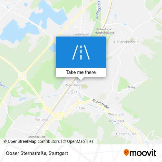 Карта Ooser Sternstraße