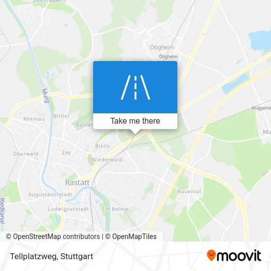 Карта Tellplatzweg