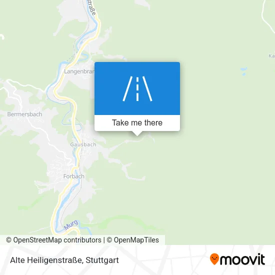 Карта Alte Heiligenstraße