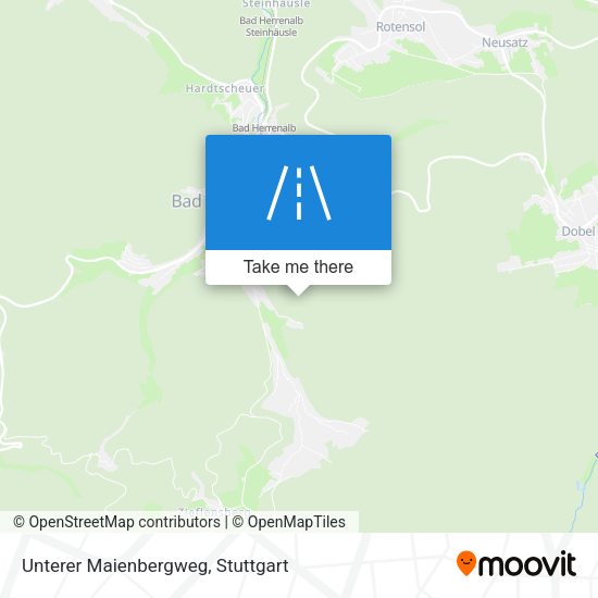 Unterer Maienbergweg map