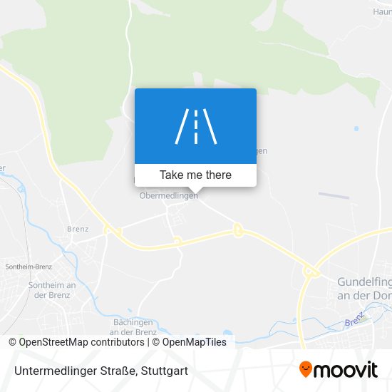 Untermedlinger Straße map