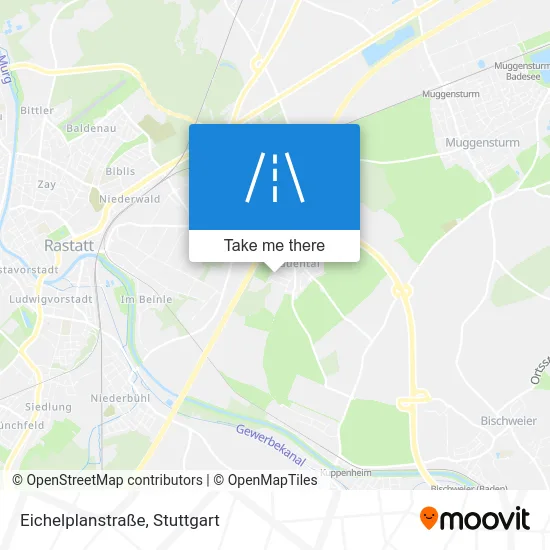 Карта Eichelplanstraße