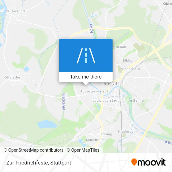 Карта Zur Friedrichfeste