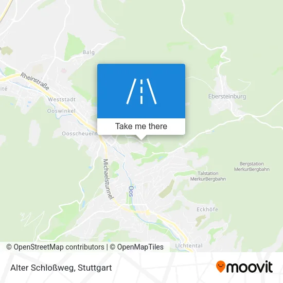 Карта Alter Schloßweg