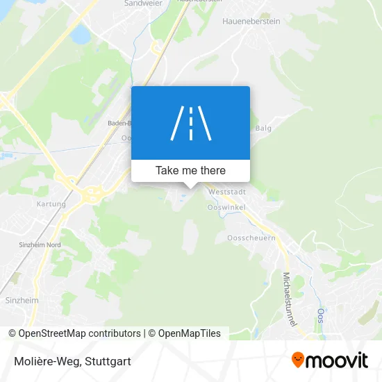 Карта Molière-Weg