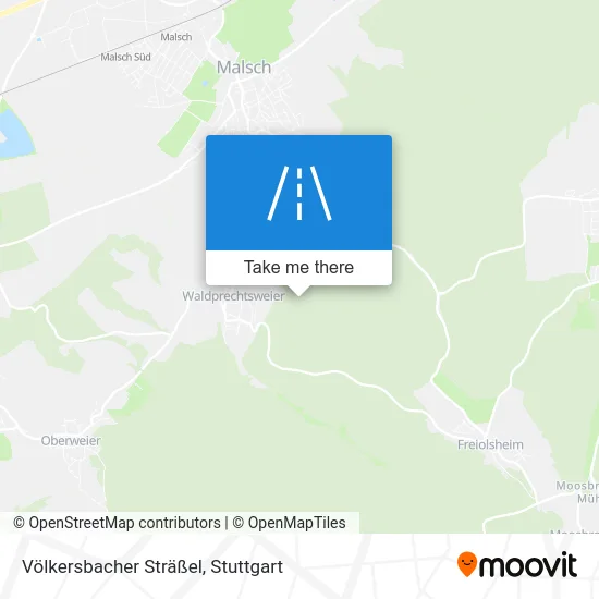 Карта Völkersbacher Sträßel