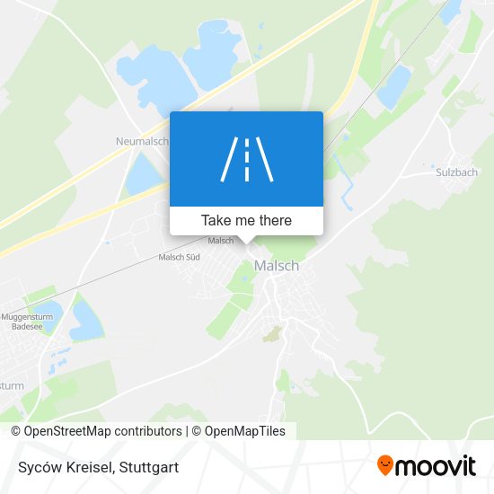 Карта Syców Kreisel