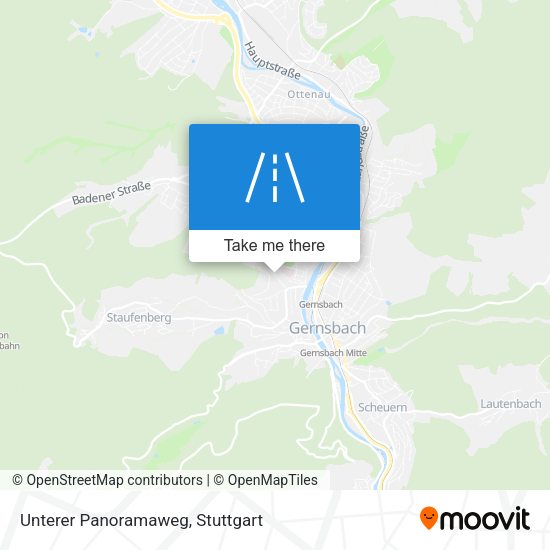 Карта Unterer Panoramaweg