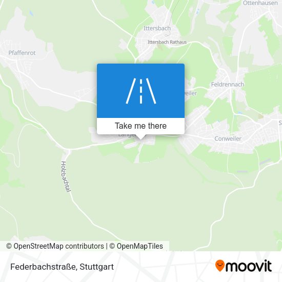 Federbachstraße map