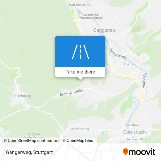 Карта Gängerweg