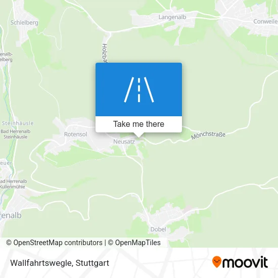 Карта Wallfahrtswegle