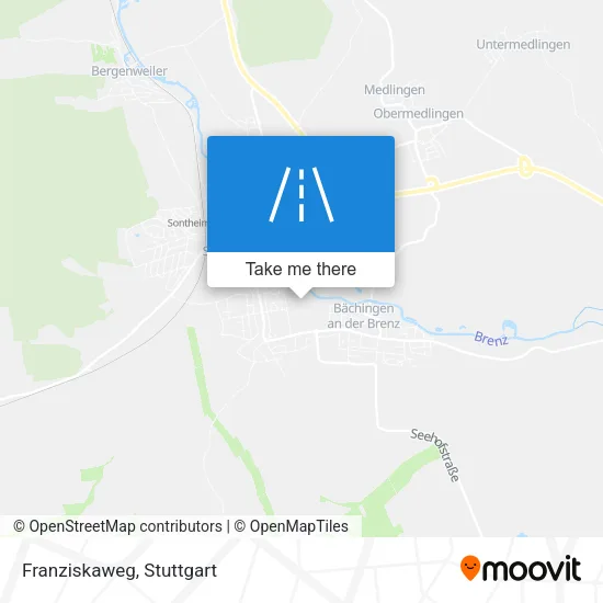 Карта Franziskaweg
