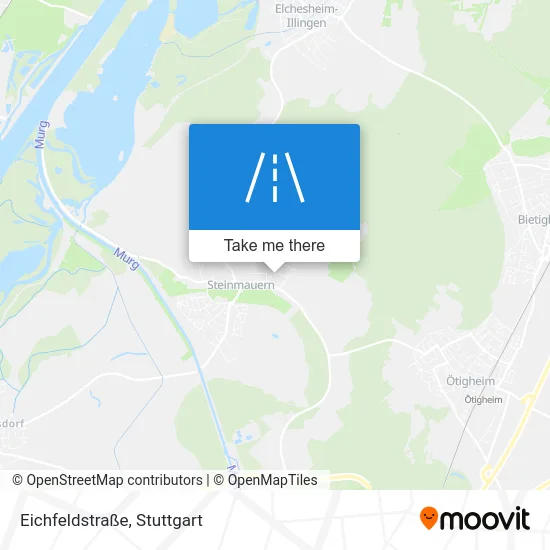 Карта Eichfeldstraße