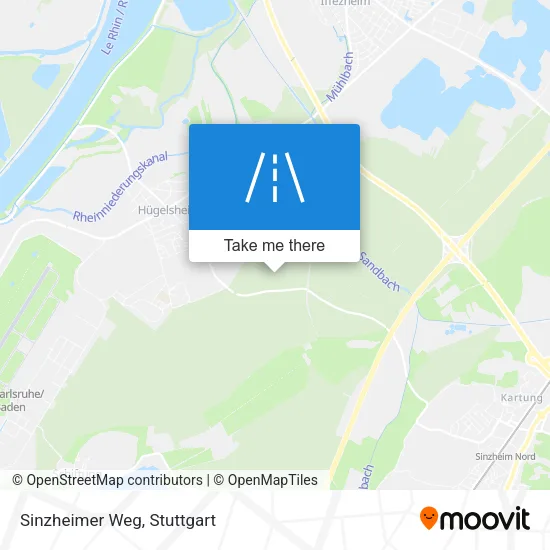 Карта Sinzheimer Weg